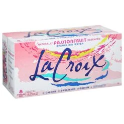 La Croix Passionfruit Sparkling Water - 96 FZ 3 Pack