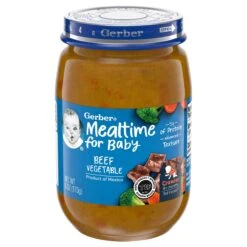 Gerber Beef Vegetable Baby Food - 6 OZ 12 Pack