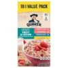 Quaker Fruit & Cream Instant Oatmeal - 19 OZ 8 Pack -Stockup Express Deals 00030000568293