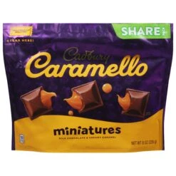 Cadbury Milk Chocolate & Creamy Caramel - 8 OZ 8 Pack