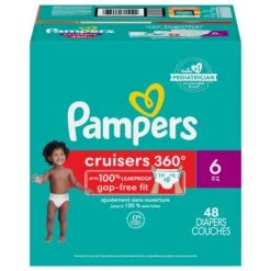Pampers Diapers Size 6 (35+ Lb) Super Pack - 48 Diapers