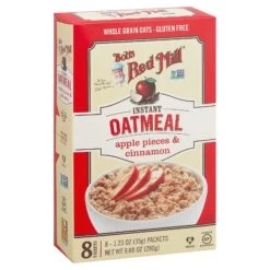 Bob's Red Mill Apple Pieces & Cinnamon Oatmeal - 9.88 OZ 4 Pack