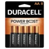 Duracell Coppertop AA Alkaline Batteries - 8 CT 8 Pack -Stockup Express Deals 00041333825014