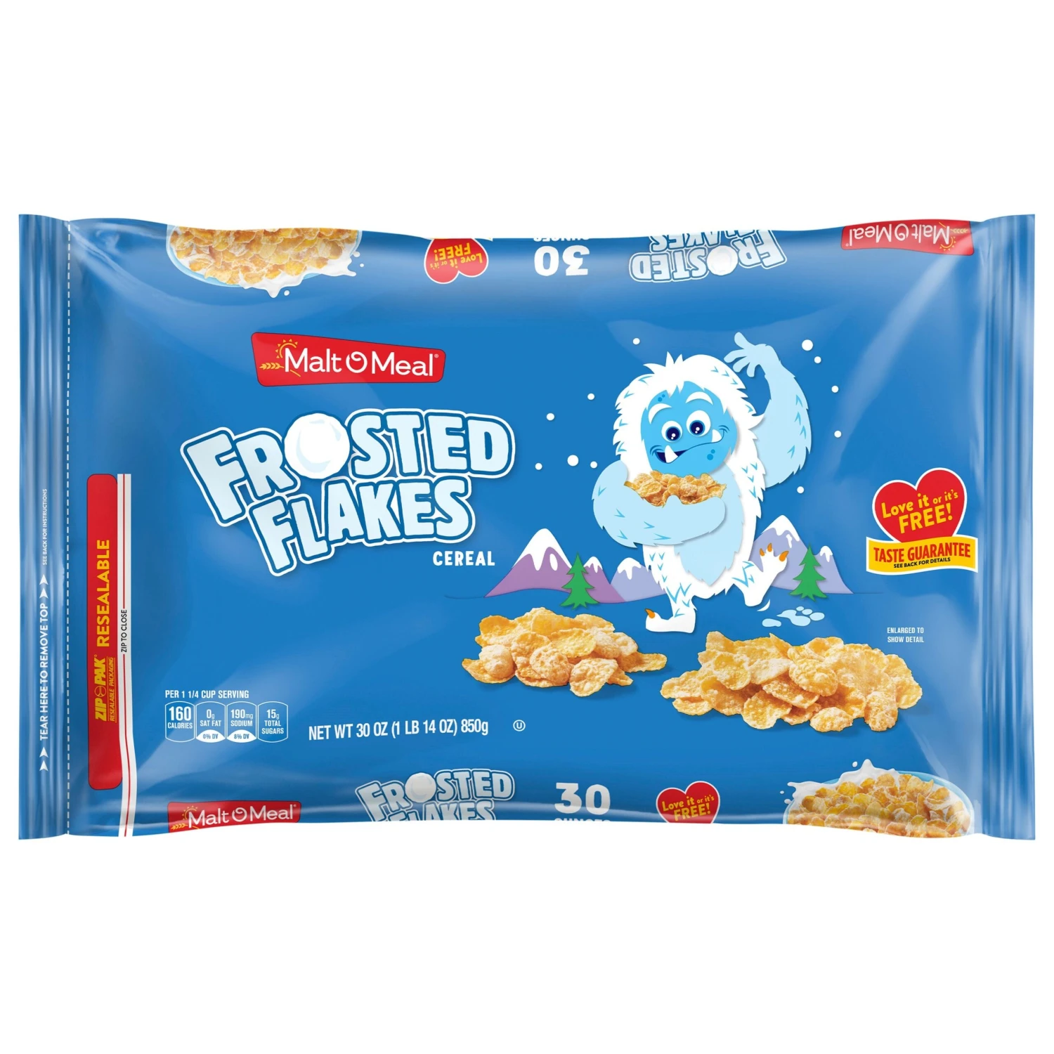 Malt-O-Meal Frosted Flakes Cereal - 30 OZ 8 Pack 3 Malt-O-Meal Frosted Flakes Cereal - 30 OZ 8 Pack