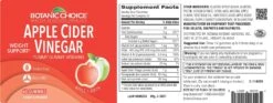 Botanic Choice Apple Cider Vinegar Gummy - 60 CT 12 Pack