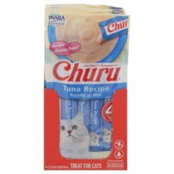 Churu Tuna Recipe Cat Treats 4 - 0.5 Oz Tubes - 16 Pack