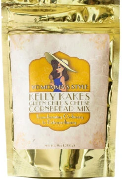Yo Momma's Style Kelly Kakes Cornbread Mix - 8 OZ 12 Pack