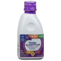 Similac Alimentum 0-12 Months Hypoallergenic Ready To Feed Infant Formula With Iron 32 Fl Oz - 6 Pack