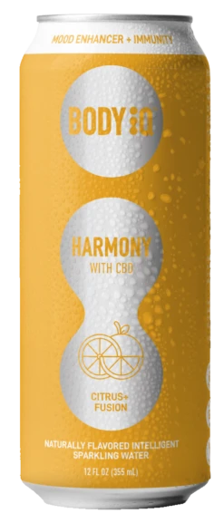 Body IQ Harmony Sparkling Water - Citrus - 12 FL OZ 12 Pack