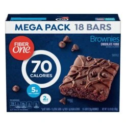 Fiber One 90 Calorie Brownies Chocolate Fudge - 16 OZ 4 Pack