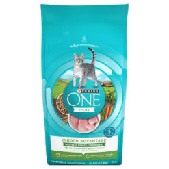 Purina One Indoor Advantage Turkey Cat Food - 7 OZ 4 Pack
