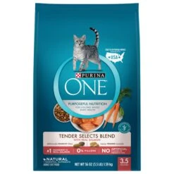 Purina One Cat Food Salmon & Tuna - 3.5 LB 4 Pack