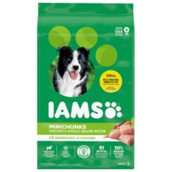 Iams Minichunks Chicken & Whole Grains - 15 Lb