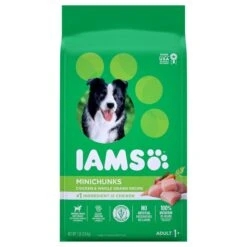 Iams Minichunks Chicken & Whole Grains - 7 LB 4 Pack