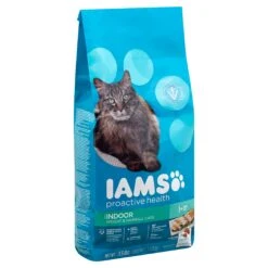 IAMS ProActive Health Chicken & Turkey Indoor Adult Cat Food 56 Oz - 3.5 LB 4 Pack