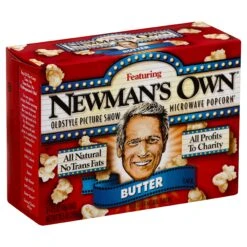 Newman's Own Butter Popcorn - 9.6 OZ 12 Pack