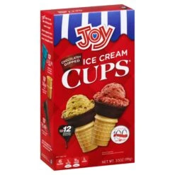 Joy Ice Cream Cups 12 Ea - 10 Pack