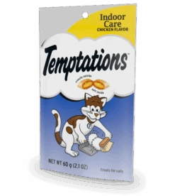 Whiskas Temptation Indoor Care Chicken Flavor Cat Treats - 2.1 OZ 12 Pack