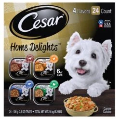 Cesar Home Delights 4 Flavor - 100 G 24 Pack