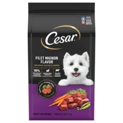 Cesar Gourmet Filet Mignon Flavor Food For Dogs 5.0 Lb - 5 LB 4 Pack