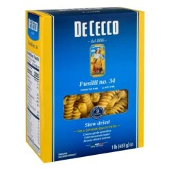 Dececco Fusilli Pasta - 16 OZ 12 Pack