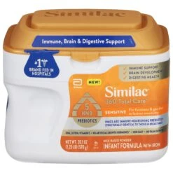 Similac Sensitive Milk-Based Powder Infant Formula With Iron With Iron 20.1 Oz - 4 Pack