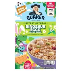 Quaker Oatmeal Dino Egg - 14.1 OZ 12 Pack