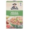 Quaker Instant Oatmeal Apples And Cinnamon - 12.1 OZ 12 Pack -Stockup Express Deals 3000056729