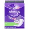 Always Long Anti-Bunch Unscented Liners 48 Ea - 48 CT 6 Pack