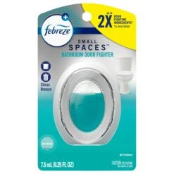 Febreze Small Spaces Air Freshener Bathroom Odor Fighter, .25 Fl. Oz. - 0.25 FZ 6 Pack