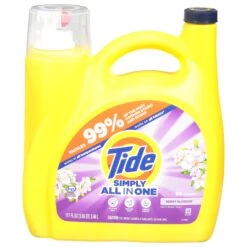 Tide Simply All In One Berry Blossom Detergent 117 Fl Oz - 117 FZ 4 Pack