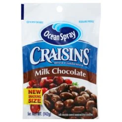 Ocean Spray Craisins Milk Chocolate - 5 OZ 12 Pack
