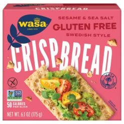 Wasa Gluten Free Sesame Sea Salt Crispbread - 6.1 OZ 10 Pack
