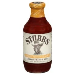 Stubb's Sweet Honey & Spice BBQ Sauce - 18 OZ 6 Pack
