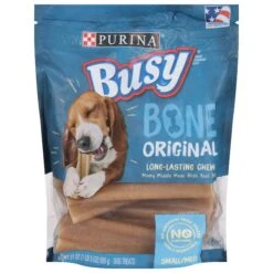 Busy Small/Med Bone Original Dog Treats 21 Oz - 4 Pack