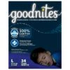Goodnites Boys' Nighttime Bedwetting Underwear, Size Large (68-95 Lbs), 34 Ct - 34 CT 1 Pack -Stockup Express Deals 3600053359