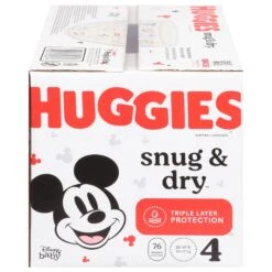 Huggies Snug & Dry Disney Baby 4 (22-37 Lb) Diapers Size 4 76 Ea - 76 CT 1 Pack