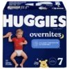 Huggies Overnites Nighttime Baby Diapers, Size 7 (41+ Lbs), 32 Ct - 32 CT 1 Pack -Stockup Express Deals 3600054919