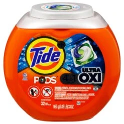Tide Pods Ultra Oxi 4 In 1 - 30 OZ 4 Pack