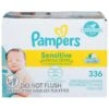 Pampers Sensitive Fragrance Free Wipes 4 - 84 Ct Packs - 336 CT 1 Pack -Stockup Express Deals 3700075139