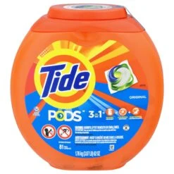 Tide Original Pods 3-In-1 - 62 OZ 4 Pack