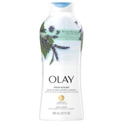 Olay Body Wash Purifying Birchwater & Lavnder - 22 FZ 4 Pack
