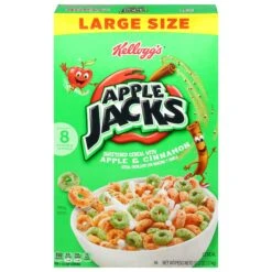 Apple Jacks Apple & Cinnamon Cereal Large Size 13.2 Oz - 13.2 OZ 10 Pack