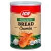 IGA Bread Crumbs Roasted Garlic - 15 OZ 12 Pack