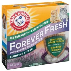 Arm & Hammer Forever Fresh Lavender Scented Clumping Litter 20 Lb - 2 Pack