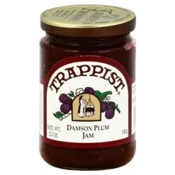 Trappist Damson Plum Jam - 12 OZ 12 Pack