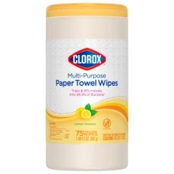 Clorox Lemon Multi-Purpose Paper Towel Wipes - 75 OZ 6 Pack