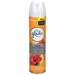 Glade Odor Fighting Soft Mist Hawaiian Breeze Air Freshener 8 Fl Oz - 8 OZ 6 Pack