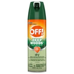 Off! Bug Repellant Deep Woods Aerosol Dry - 4 OZ 12 Pack