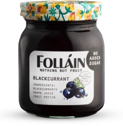 Bewley Irish Imports Follain Nothing But Fruit Blackcurrant Jam - 12 OZ 9 Pack